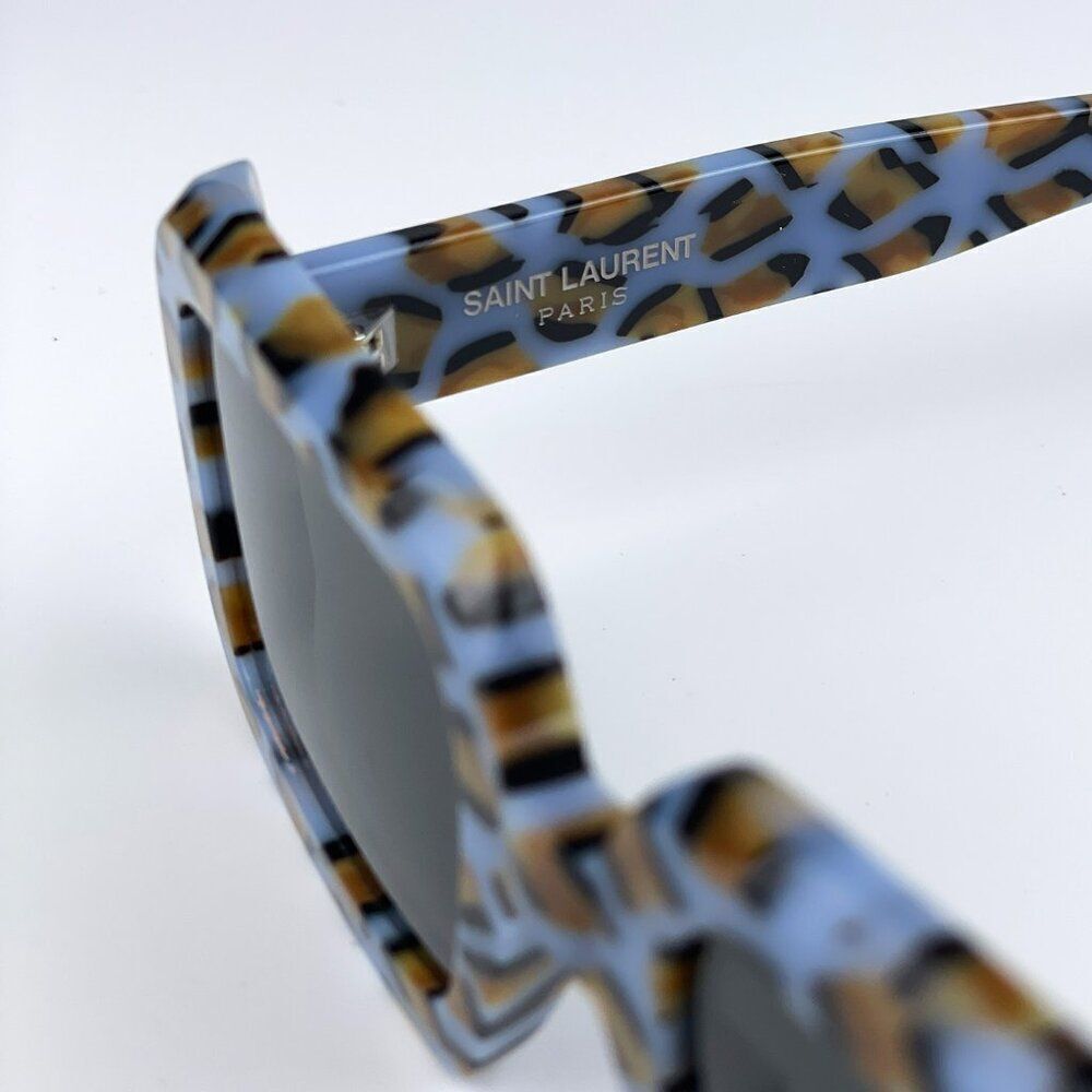 SALE! NEW Saint Laurent SL534 SUNRISE 008 Violet  Rectangle Unisex Sunglasses - Picture 9 of 12